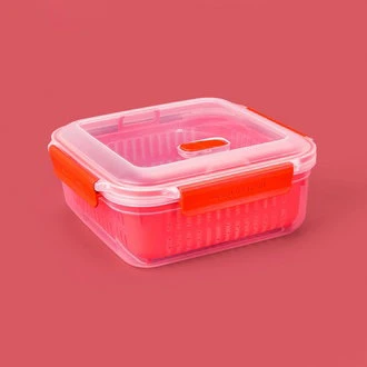 Life Keepn Fresh Süzgeçli Dikdörtgen Saklama Kabı - Asorti - 2350 ml ürün görseli 1