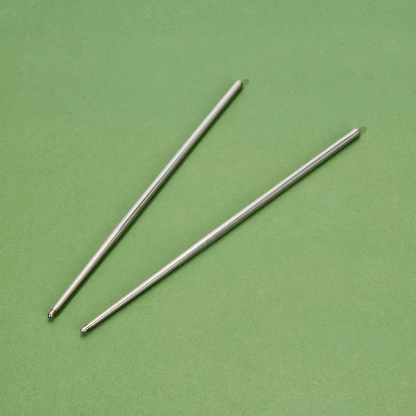 Çelik Yemek Çubuğu - Gri - 22,5 cm - Resim 3