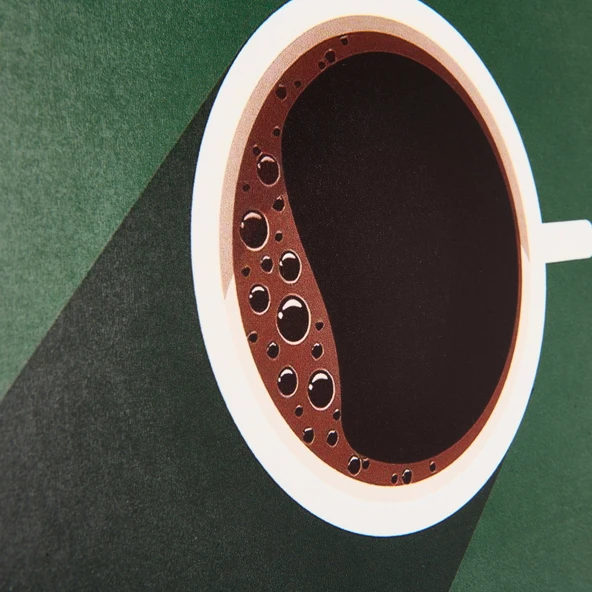 Deco Espresso Pano - Yeşil - 30x40 cm - Resim 3