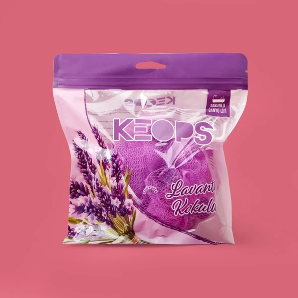 Lavanta Sabunlu Banyo Lifi - Mor - 60 gr - Resim 3