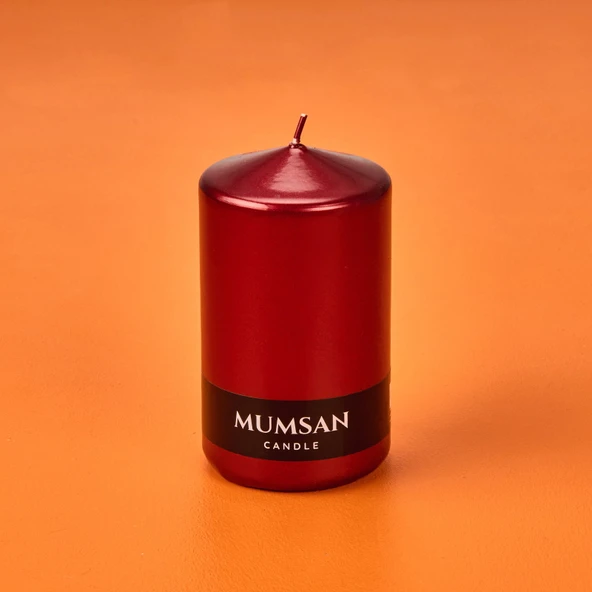 Baton Mum - Metalik Bordo - 6x10 cm ürün görseli 1