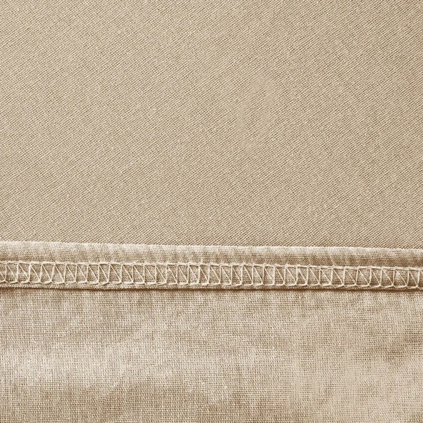 Soft Basic Tek Kişilik Lastikli Çarşaf - Bej - 100x200 cm - Resim 3