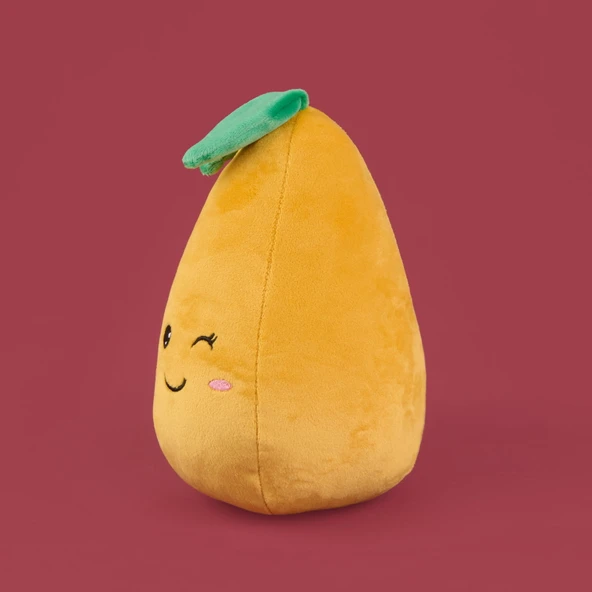 Soft Havuç Figürlü Yastık - Turuncu - 25 cm - Resim 3