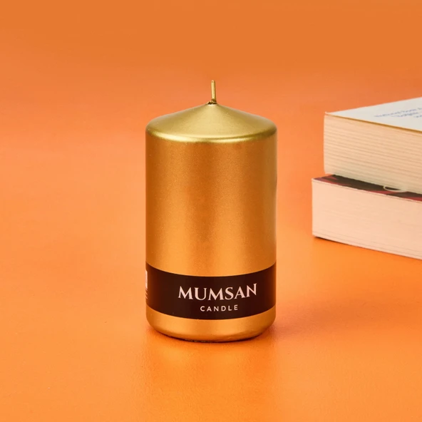 Baton Mum - Metalik Gold - 10x6 cm ürün görseli 1