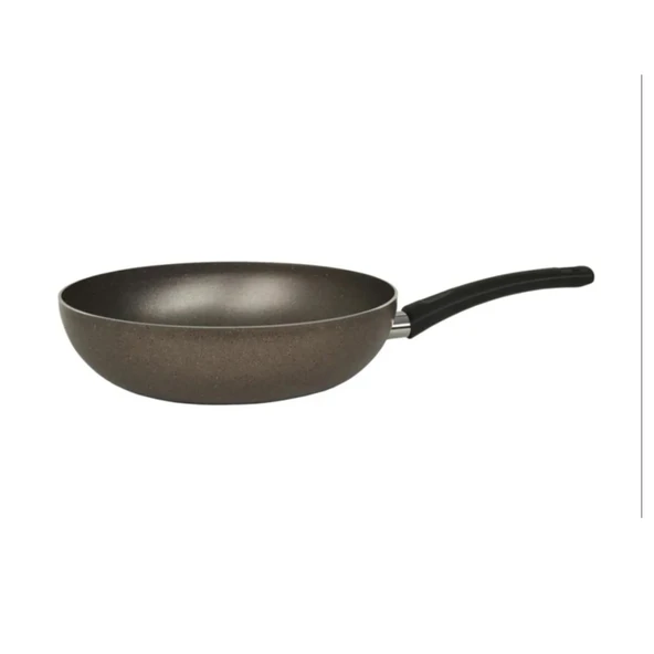 Kuvars Granit Wok Tava - Siyah - 28 cm ürün görseli 1