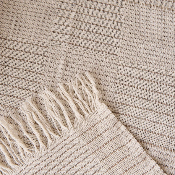 Soft Nemo Koltuk Şalı - Ekru / Bej - 180x220 cm - Resim 3