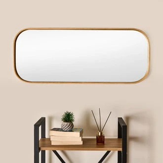Deco Zaha Ayna - Bej - 42x103 cm ürün görseli 1