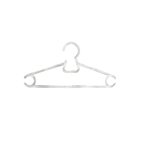 6'lı Kristal Elbise Askısı - Şeffaf - 40 cm - Resim 2