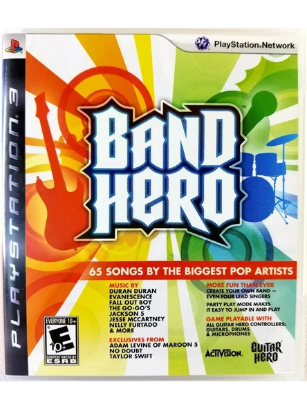 Band Hero Playstation 3 CD Oyun Tehşir ürün görseli 1