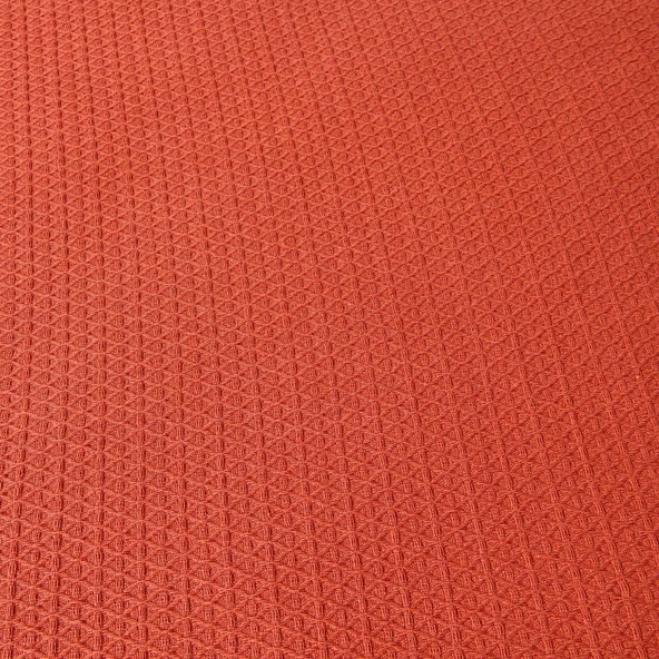 Soft Terra Çift Kişilik Pike - Kiremit - 200x220 cm - Resim 3
