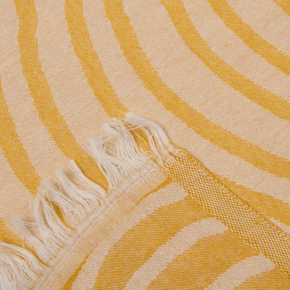 Soft Sun Madness Peştamal - Ekru - 90x160 cm - Resim 3