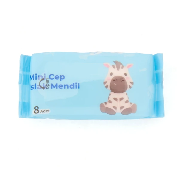 Home 8'li Mini Cep Tipi Islak Mendil - Asorti - Resim 2