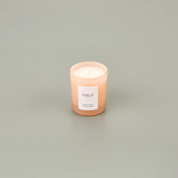 Basic Soft Orange Blossom Kokulu Mum - Turuncu - 120 gr - Resim 2