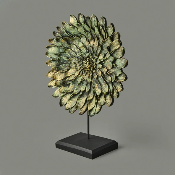 Deco Crisantemo Dekor - Mavi - 35 cm ürün görseli 1