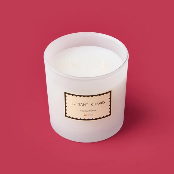 Deco Elegant Curves Mum - Beyaz - 370 gr - Resim 3