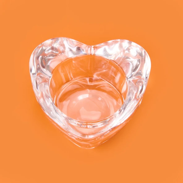 Deco Heart Mumluk - Şeffaf -6,8x2x8 cm ürün görseli 1