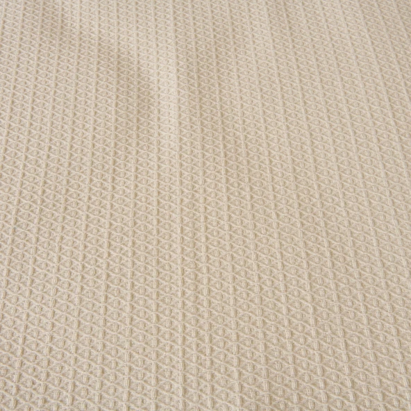 Soft Luna Çift Kişilik Pike - Krem - 200x220 cm - Resim 2