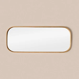 Deco Zaha Ayna - Bej - 42x103 cm - Resim 2