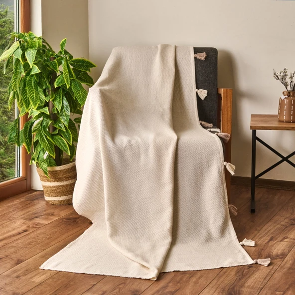 Soft Mount Koltuk Örtüsü - Ekru - 115x200 cm ürün görseli 1