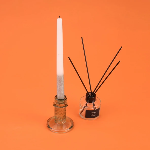 Casa Burgu Şamdan - Asorti - 10 cm - Resim 2