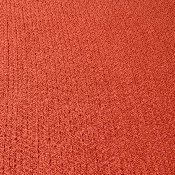 Soft Terra Tek Kişilik Pike - Kiremit - 160x220 cm - Resim 3