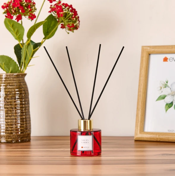 Deco Sakura Garden Çubuklu Oda Kokusu - Kırmızı - 100 ml ürün görseli 1