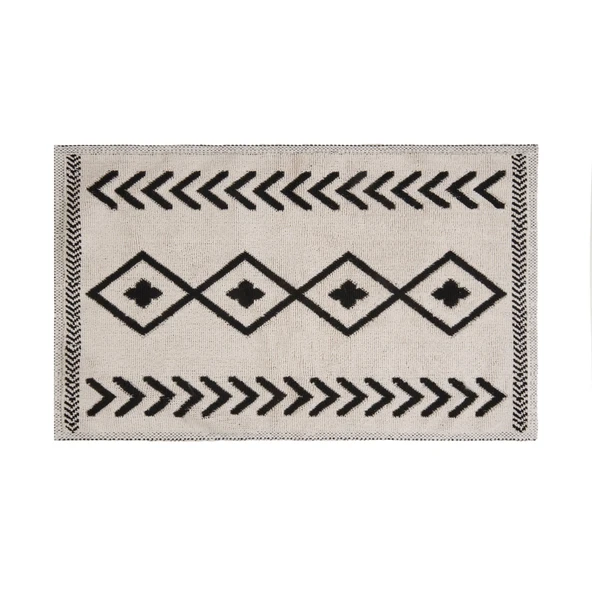 Soft Antik 2'li Banyo Paspası - Ekru - 60x100 cm + 50x60 cm ürün görseli 1