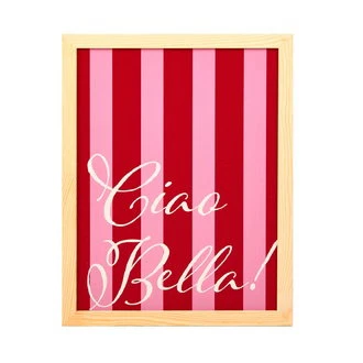Deco Bright Holidays Duvar Panosu - Kırmızı / Pembe - 30x40 cm ürün görseli 1