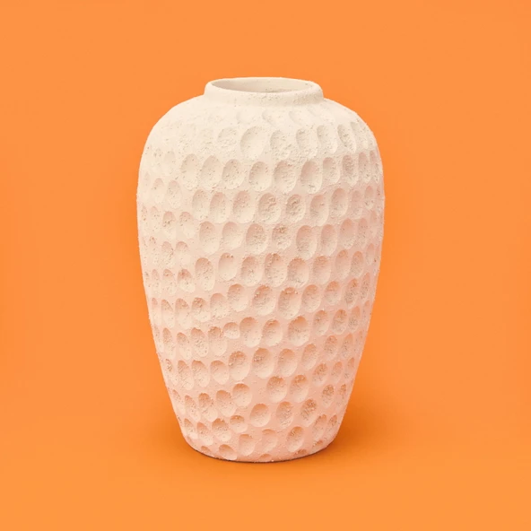 Deco Hermosa Vazo - Bej - 26 cm ürün görseli 1