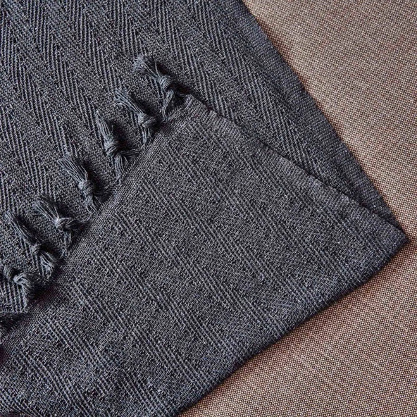 Soft Koltuk Şalı - Antrasit - 180x210 cm - Resim 2