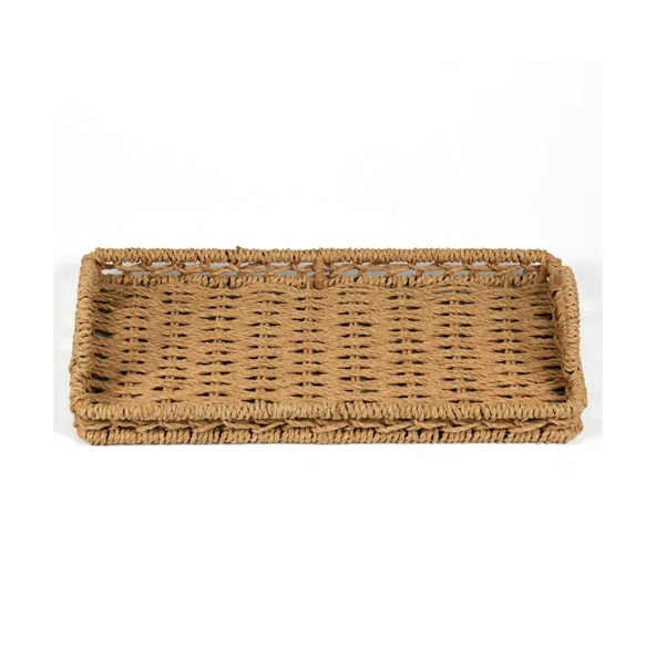 Deco Rustica Dekoratif Tepsi - Bej - 30 cm - Resim 3