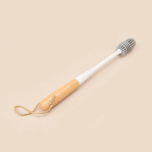 Bambu Saplı Şişe Fırçası - Asorti - 32 cm ürün görseli 1