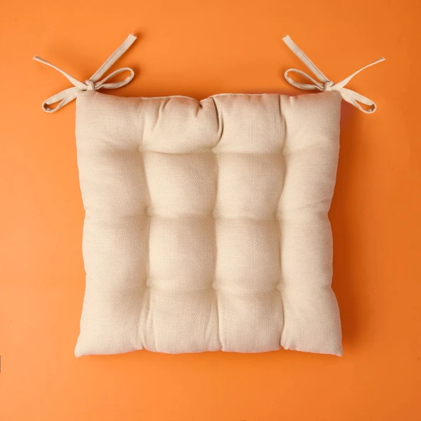 Soft Traum Sandalye Minderi - Bej - 40x40 cm - Resim 3