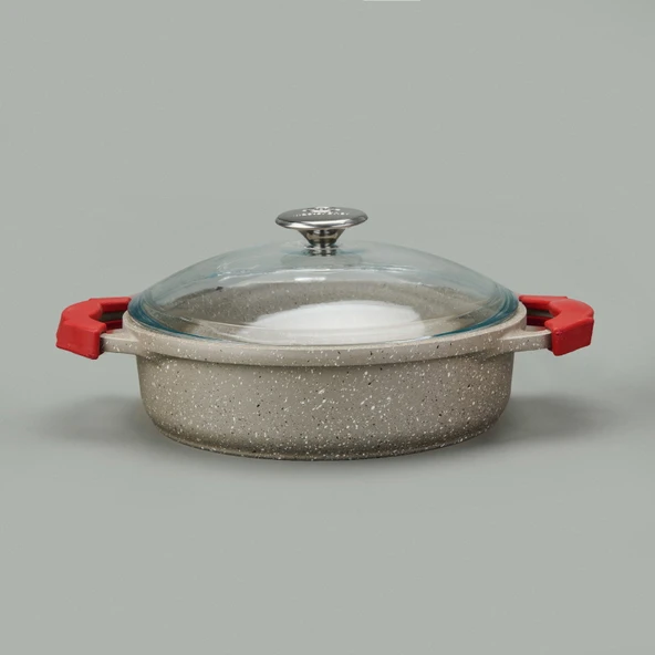 Döküm Karnıyarık Tenceresi - Siyah - 24 cm ürün görseli 1