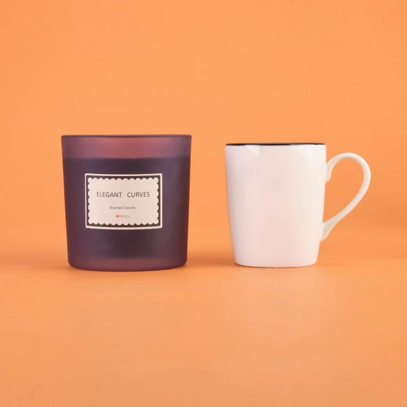 Deco Elegant Curves Mum - Siyah - 370 gr - Resim 3