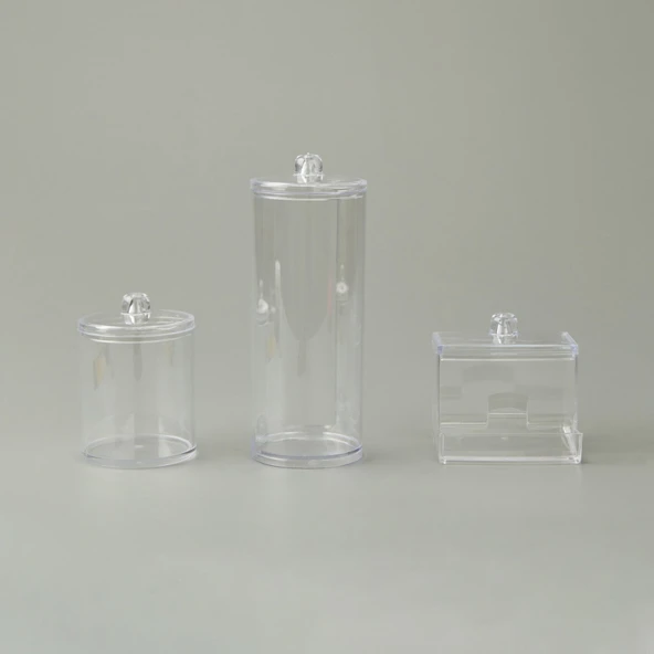 Living 3 lü Organizer Seti - Şeffaf - Resim 2