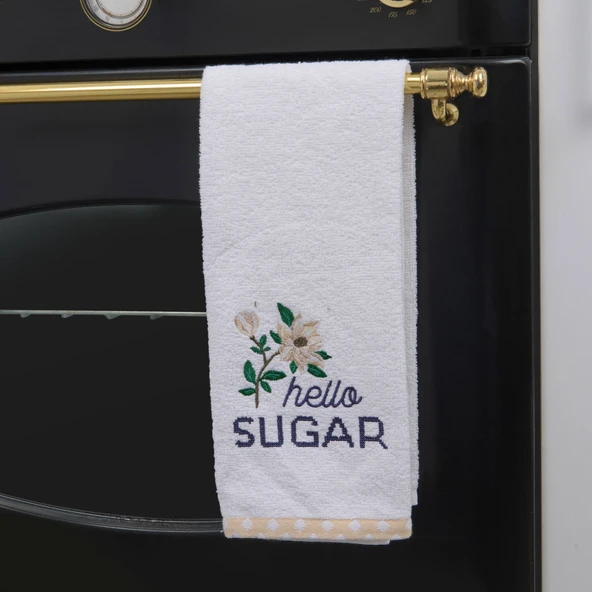 Soft Sugar Mutfak Havlusu - Ekru - 40x66 cm - Resim 2