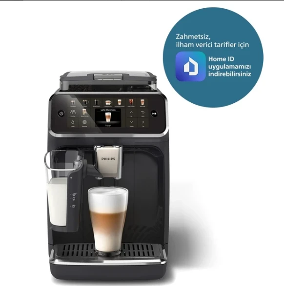 Philips 5500 Serisi LatteGo Tam Otomatik Espresso Makinesi 20 Sıcak ve Soğuk İçecek, Renkli Dokunmatik Ekran, EP5541/50 ürün görseli 1