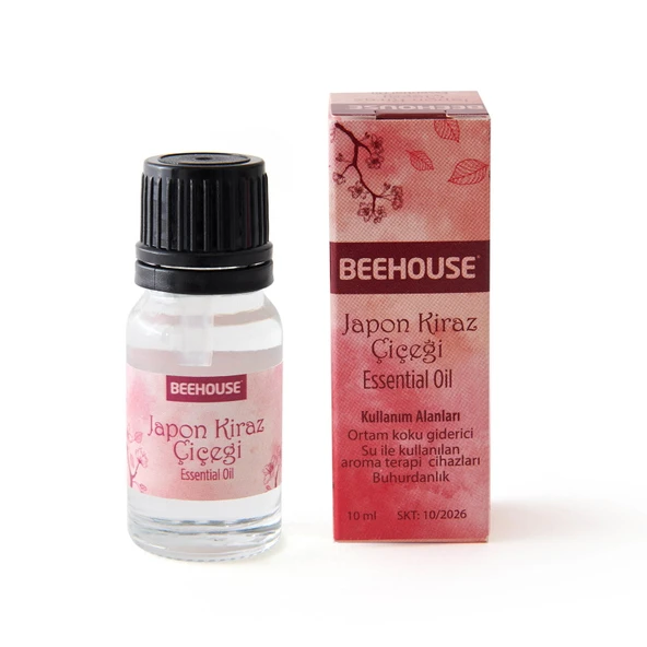 Japon Kiraz Çiçeği Esansiyel Buhurdanlık Yağı - Pembe - 10 ml ürün görseli 1