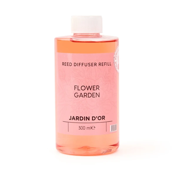 D'or Paris Flower Garden Oda Kokusu Yedek Şişe - Şeffaf - 300 ml ürün görseli 1