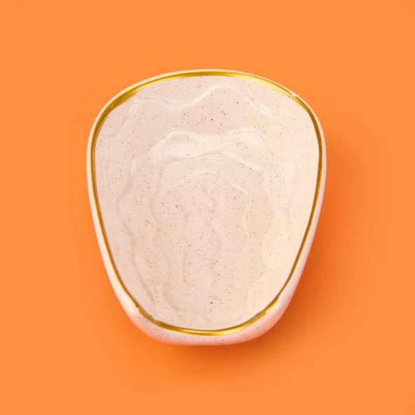 Kitchen Oval Seramik Kaşık Altlığı - Bej - 15 cm - Resim 2