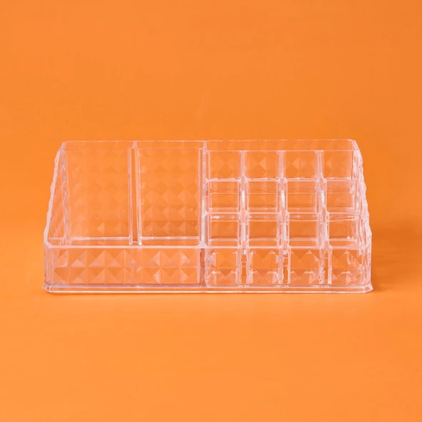 Living Diamond Klasik Organizer - Şeffaf - 23x13x9 cm ürün görseli 1