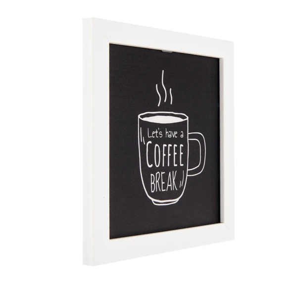 Deco Coffee Duvar Panosu - Siyah - 20x20 cm - Resim 3