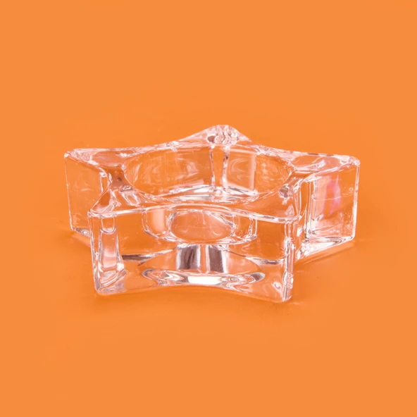 Deco Star Mumluk - Şeffaf - 6,8x3 cm - Resim 3