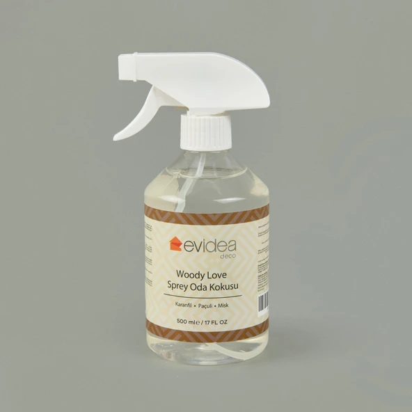 Deco Woody Love Sprey Oda Kokusu - Şeffaf - 500 ml ürün görseli 1