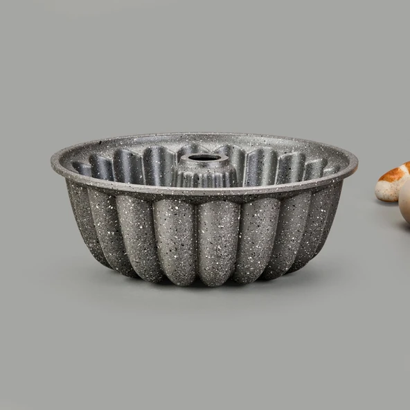 Kitchen Nirvana Kalın Dilimli Kek Kalıbı - Gri - 24 cm - Resim 3