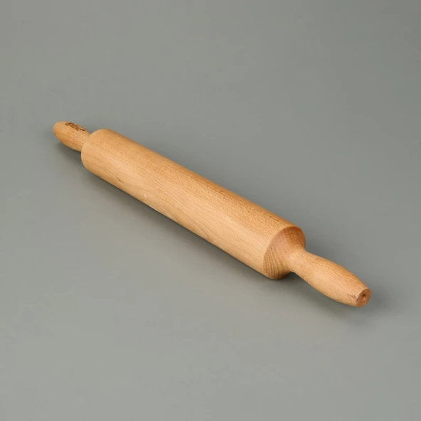 Ahşap Merdane - Açık Kahverengi - 46 cm - Resim 3