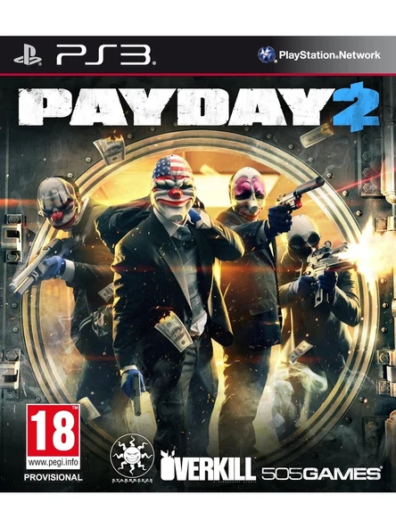 Payday 2 Ps3 Playstation 3 CD Oyun Teşhir ürün görseli 1
