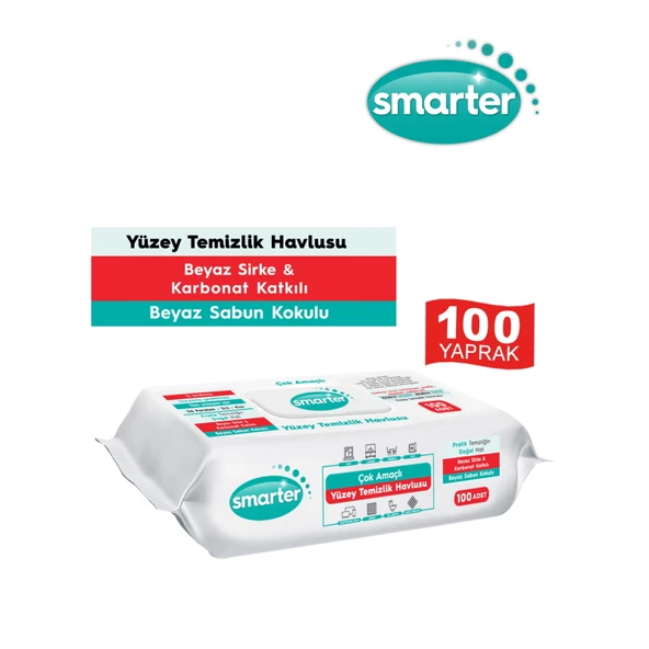 100'lü Yüzey Temizlik Havlusu - Beyaz ürün görseli 1