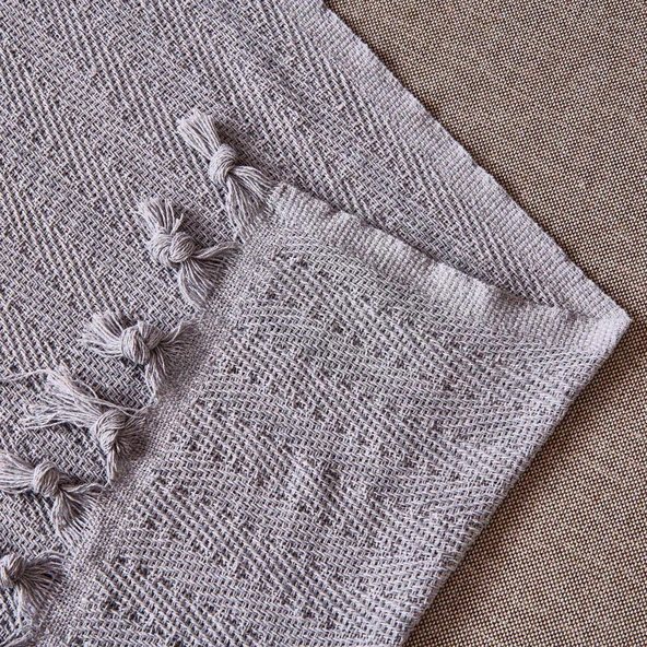 Soft Koltuk Şalı - Gri - 180x210 cm - Resim 3